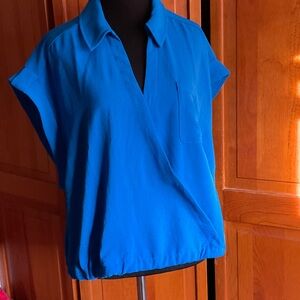 Nine West Vibrant Blue Women's Blouse